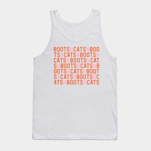 Boots n cats: Say it quickly and voila! you're a beatboxer (pink and letters) Tank Top